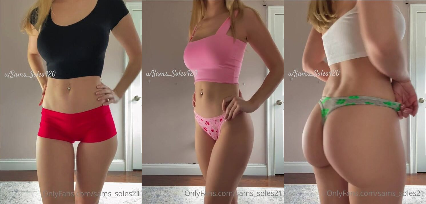 Sams_soles21's Seductive Clothing Try-On Session