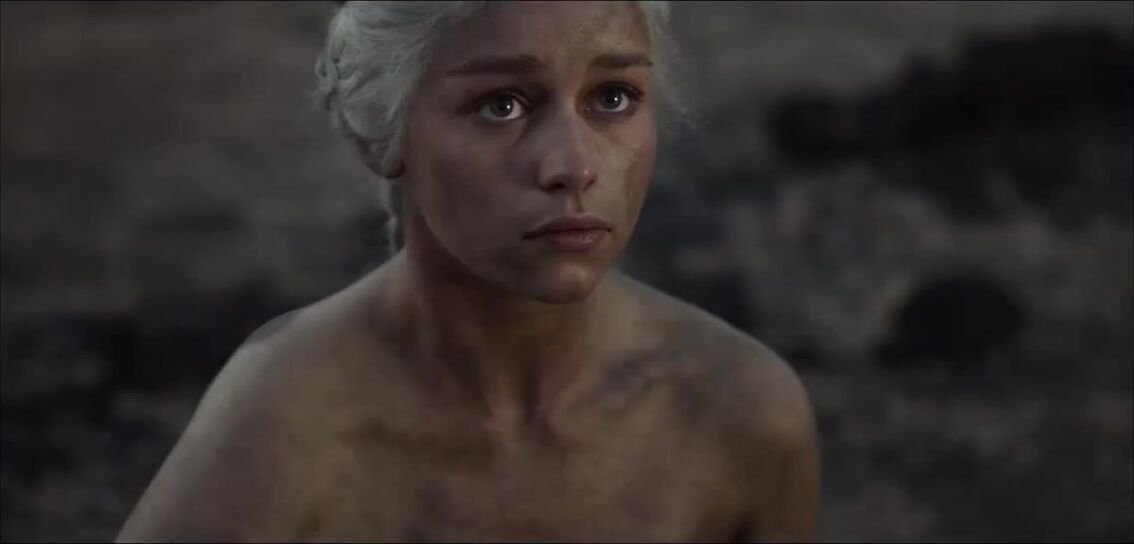 Emilia Clarke Nude: Crowd Kneels in Awe