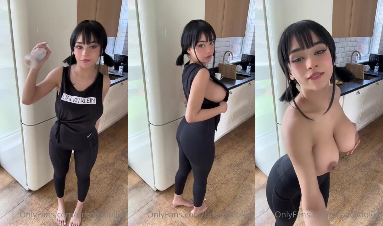 Lela Sohna's Seductive Strip Reveals Her Big Boobs