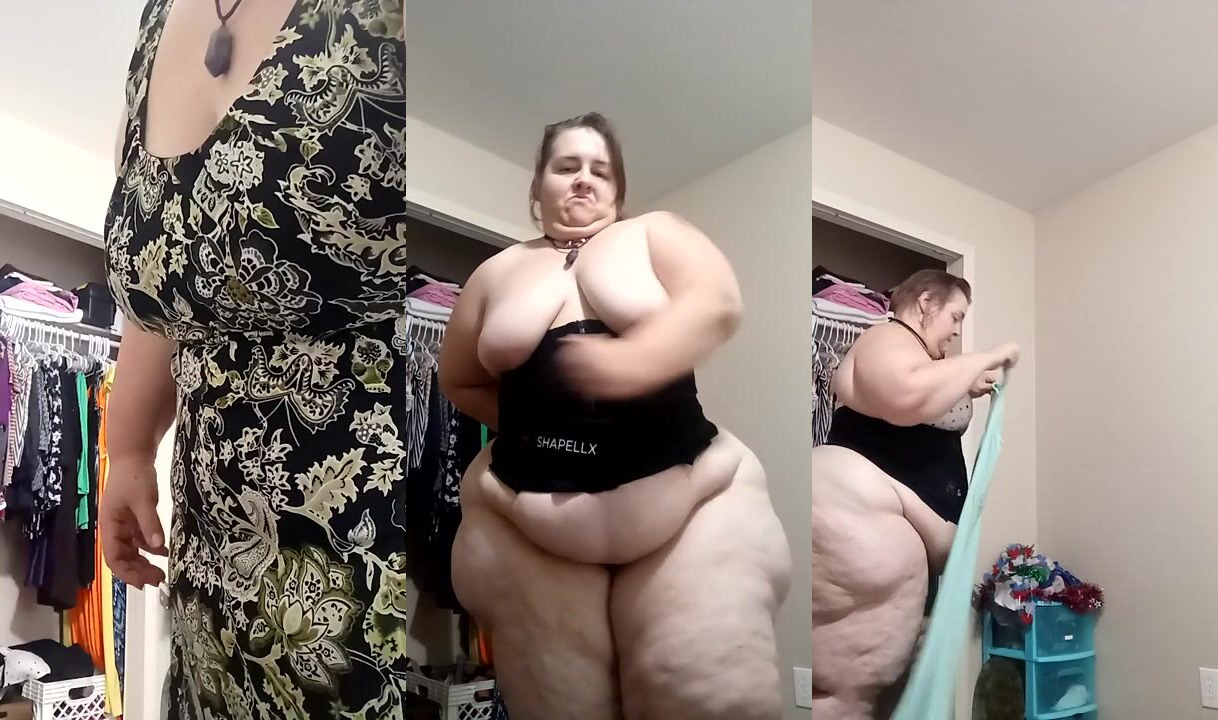 BBW Bbw4Red20 Streams Herself Getting Dressed