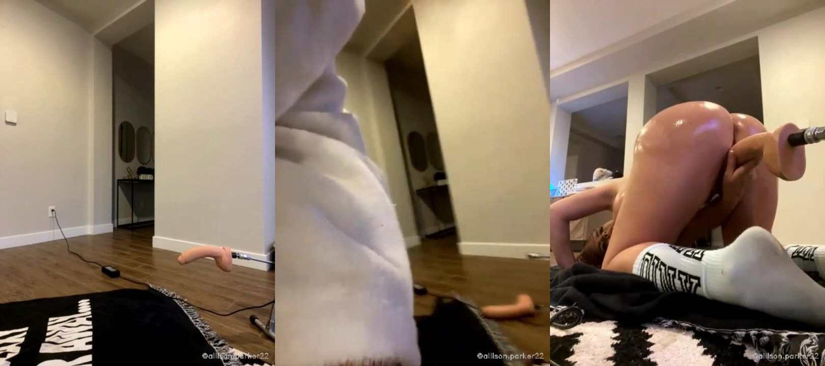 Allison Parker Rides a Sex Machine