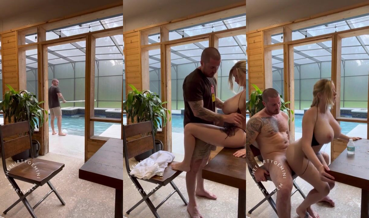 Janitor Pounds FlirtyGem in Steamy Window Play