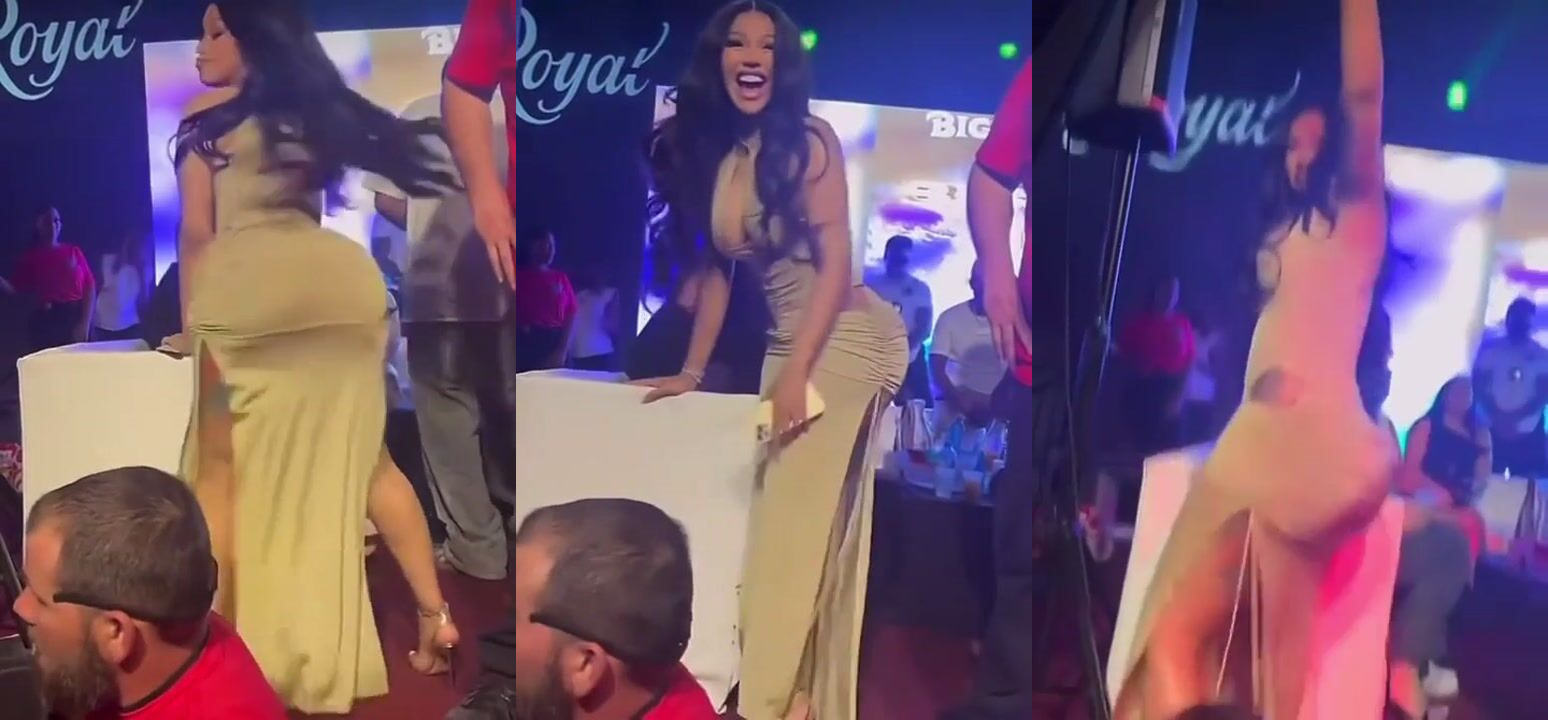 Cardi B's Twerking Performance at a Live Event