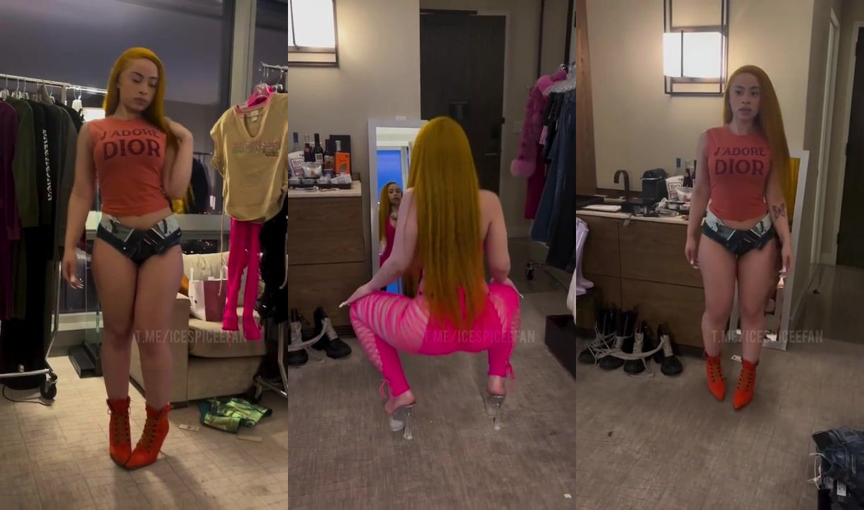 Ice Spice's Squat Tease for a Mesmerizing Ass