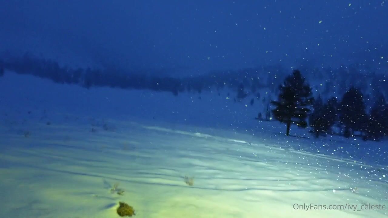 Ivy Celeste's Winter Oral Adventure in the Snow