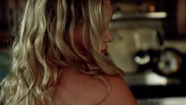Taylor Sis Takes Off Her Bra in the Kitchen
