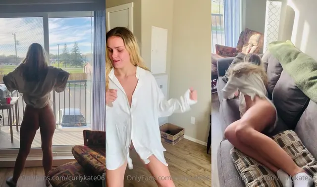 Playful Curlykate06 Flaunts Her Booty