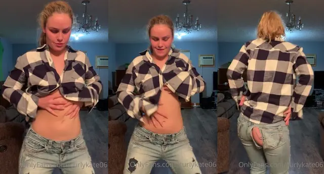 Curlykate06's Flashy Tits Exposure: Canadian Babe Tease