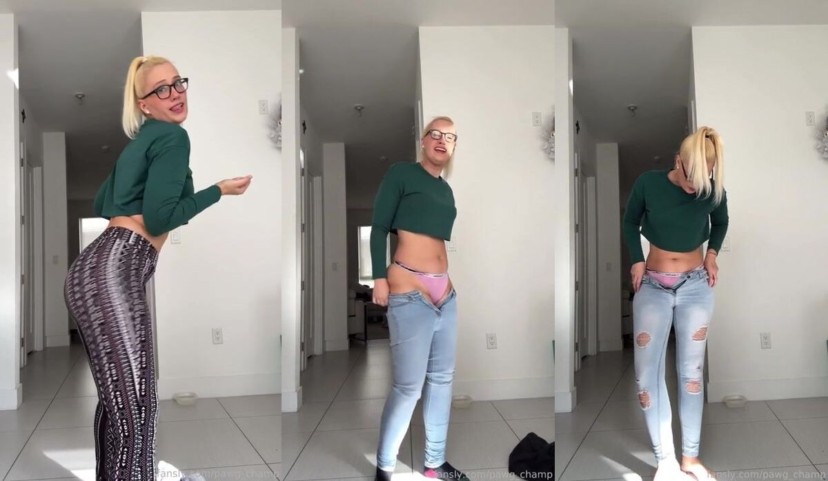 Pawg Champ Tries On New Pants