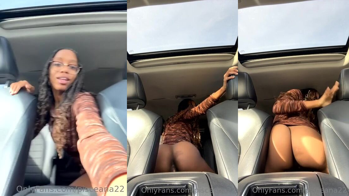 Pisceana22 Twerks in the Backseat