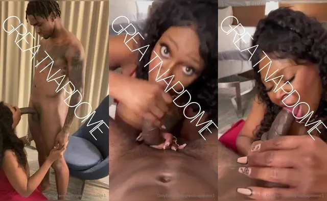 Greatnapdome1 Pleasing BBC on Her Knees in HD