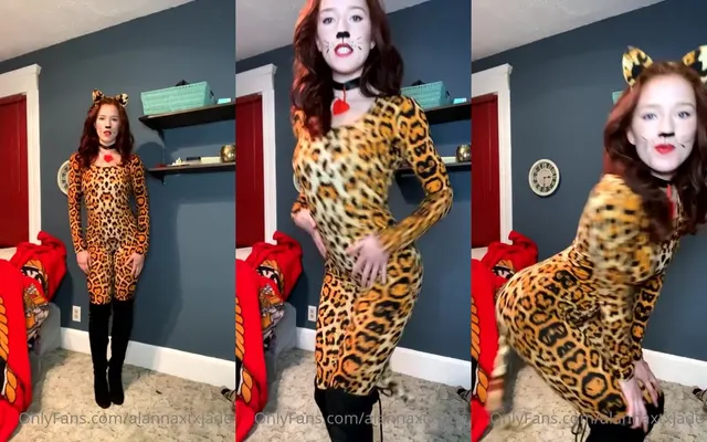 Aalannajade's Flirty Jaguar Cosplay Adventure