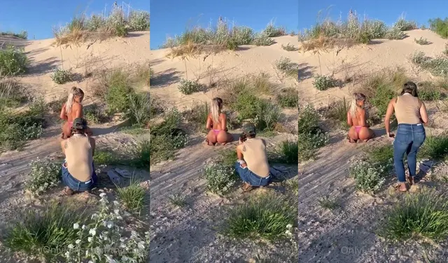 Thiccney's Sunny Outdoor Photoshoot