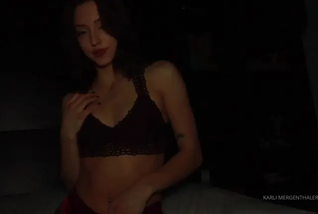 Karli Mergenthaler's Intense Bed Sex Session