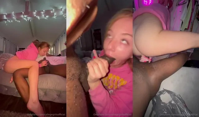 GingerBunny's BBC Blowjob and Intense Sex Session