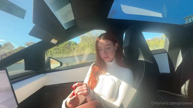 Rosie Rider's Steamy Tesla Encounter: Sucking and Fucking