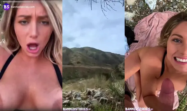 Kayley Gunner: Public POV Sex in the Woods on Vacation
