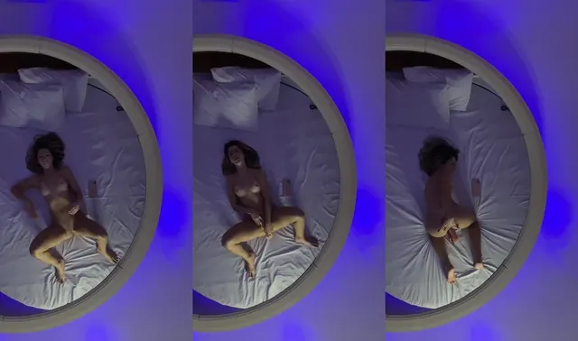 Marcela Soares' Sensual Striptease in Hotel Mirror