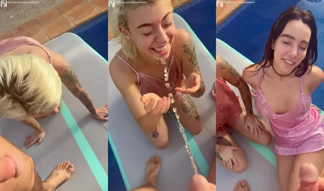 Lana Michaels' Outdoor Blowjob with Her Friend