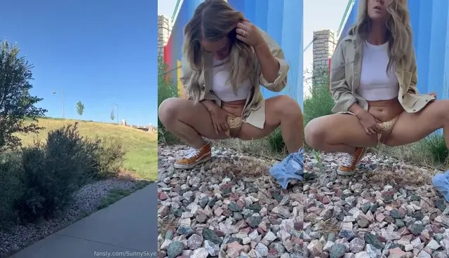 Sunny Skye: Outdoor Peeing Adventure