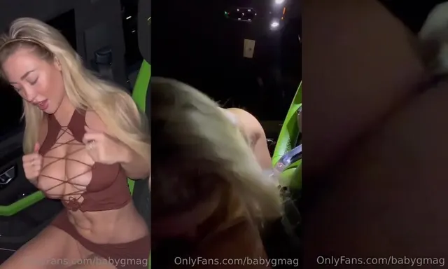 Stefanie Knight's Outdoor Blowjob: If You Own a Ferrari
