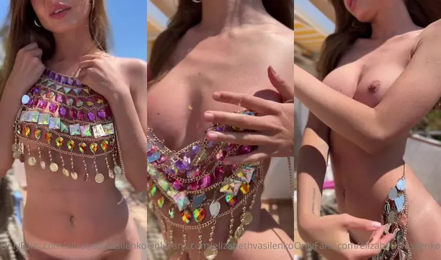 Elizabeth Vasilenko's Seductive Striptease