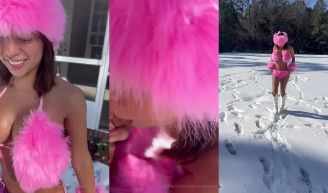 Veronica Perasso's Outdoor Blowjob in the Snow
