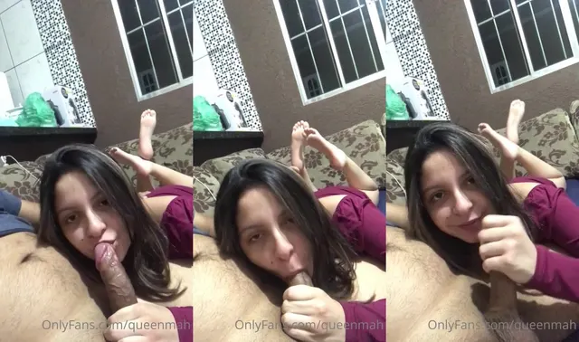 Queen Mah's Steamy Blowjob: Licking and Sucking POV