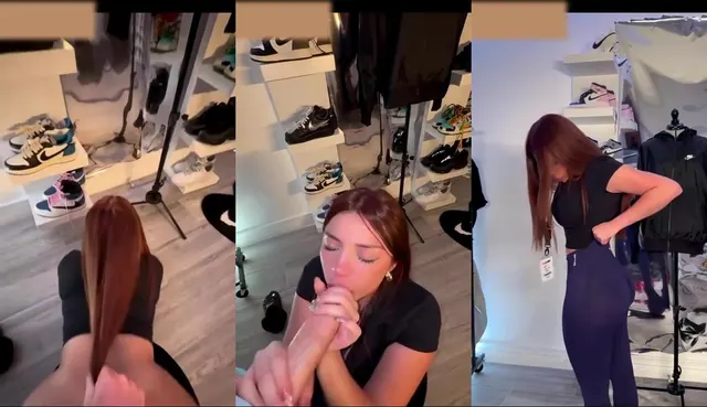 Customer Nails Busty Store Clerk Katiana Kay