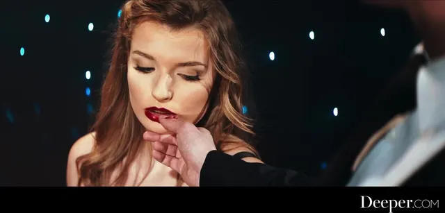 Mia Melano's Intense BDSM Stage Penetration Scene
