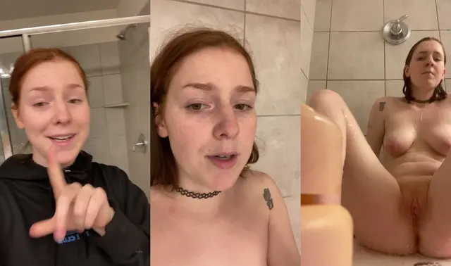 Sushia's Steamy Shower Fingering Session Filmed