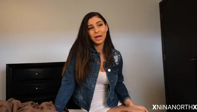 Nina North Babysitter Blowjob with Steamy Facial