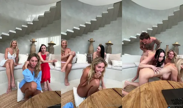 Foursome with Bonnie Blue, Holly Hotwife and Dara Bella