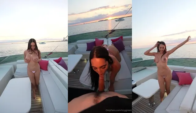 Izzy Green Enjoys Outdoor Sex on a Boat