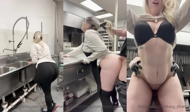 Eevie Aspen Drilled in Restaurant Kitchen Scene