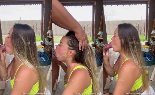 BiaVeras' Blowjob Leads to Intense Cumshot