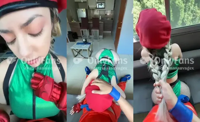 CatrinaSauvageX as Cammy White: Craving Cosplay Pleasure