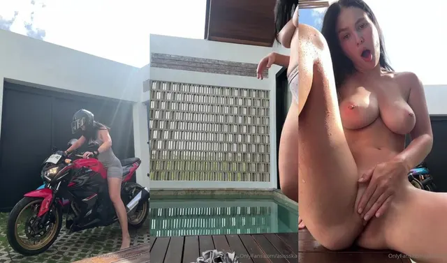 Abby Lee Enjoys Solo Fingering in Indoor Pool