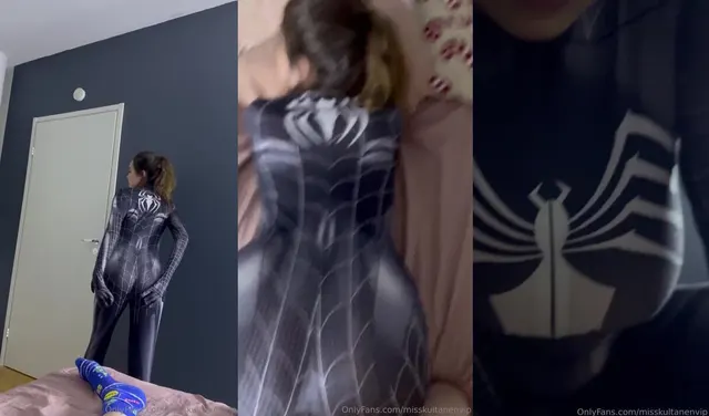 MissKultanenVIP Gets Pounded in Spider Suit