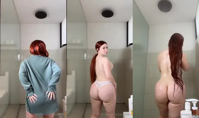Dayanadiazu Flaunts Her Curves While Bathing