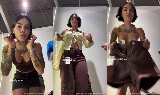 Mallylune Gets Banged in Public Fitting Room