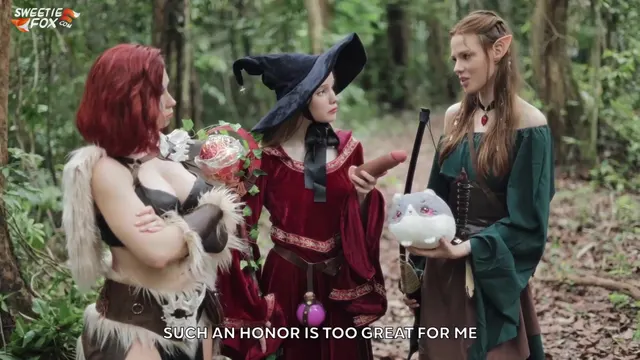Medieval Arina Fox, Diana Rider & Sweetie Fox Get Wrecked