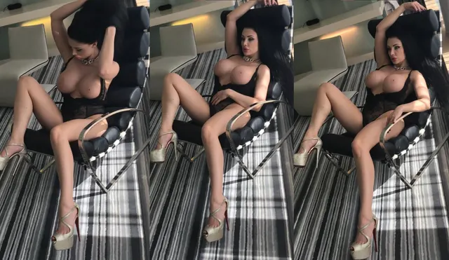 Aletta Ocean Shows Her Round Tits