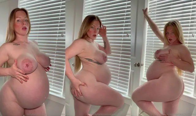 Pregnant Realpeachyofficial Teases Her Body