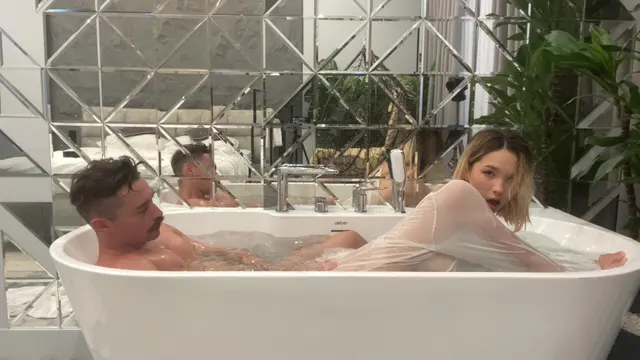 Thin Skinny Doll's Extremely Tight Cunt Gets Destroyed In The Bath Tub