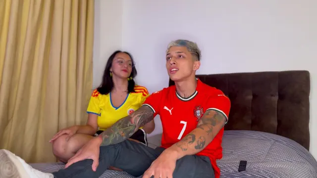 Fucking A Hot Busty Woman After Watching The World Cup