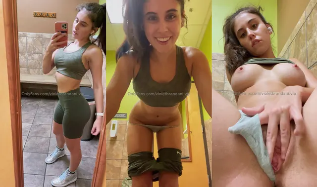Violet Summers' Post Workout Pussy Play