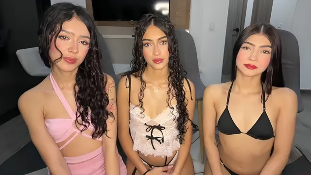 Skinny.Curly, Nikitalaiss & Lilibaby18's Foursome At Blowketing