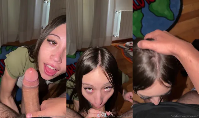 MewSlut Blows Her Boyfriend's Shaft