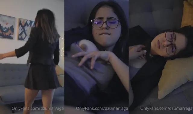 Dzumarraga Nails A Dildo On Her Pussy